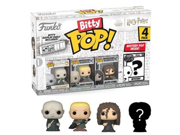 Bitty Pop! Harry Potter: Voldemort - Paket med 4 - Vit - Vuxen - Blandat