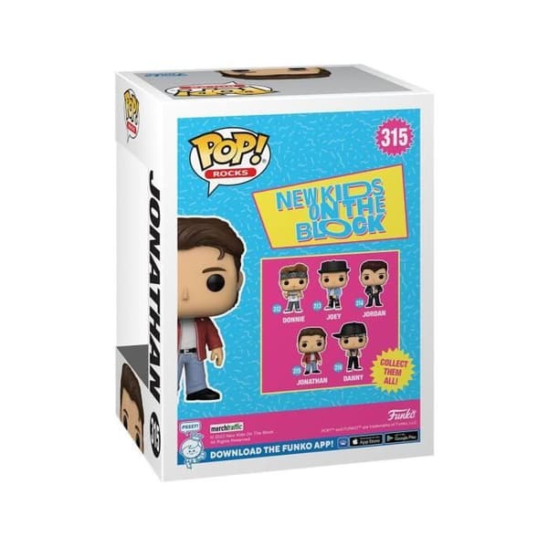 POP! Jonathan 9 cm - FUNKO - New Kids on the Block - Blandat - Vit - Vuxen - Popsortiment!