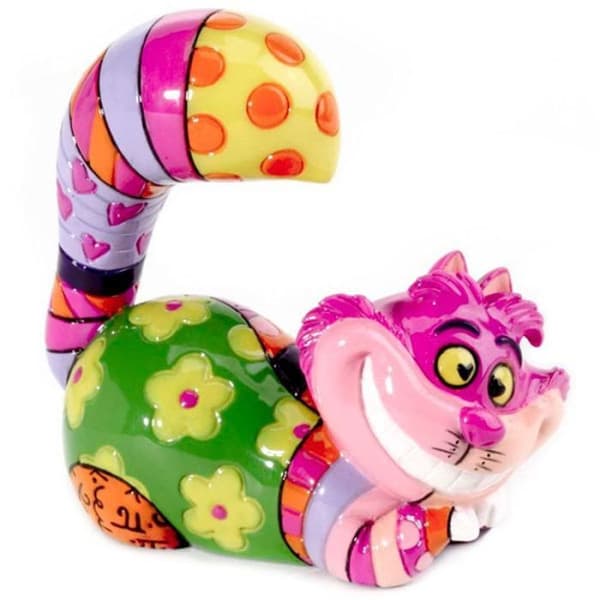 Cheshire Cat Figurine - Disney - Roméro Britto - Pop Collection - Rosa