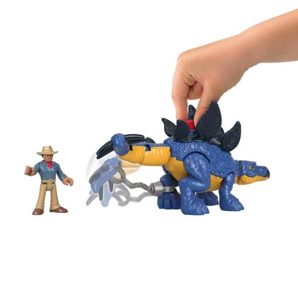 Imaginext-Jurassic World-Stegosaurus och Dr Grant GVV64
