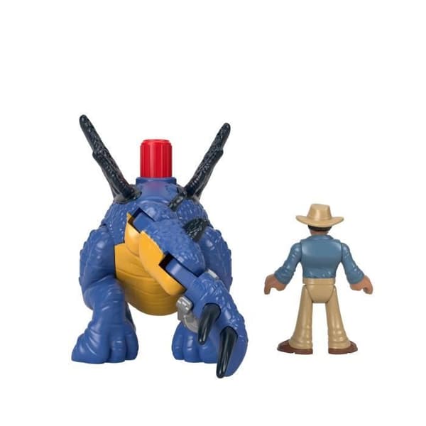 Imaginext-Jurassic World-Stegosaurus och Dr Grant GVV64