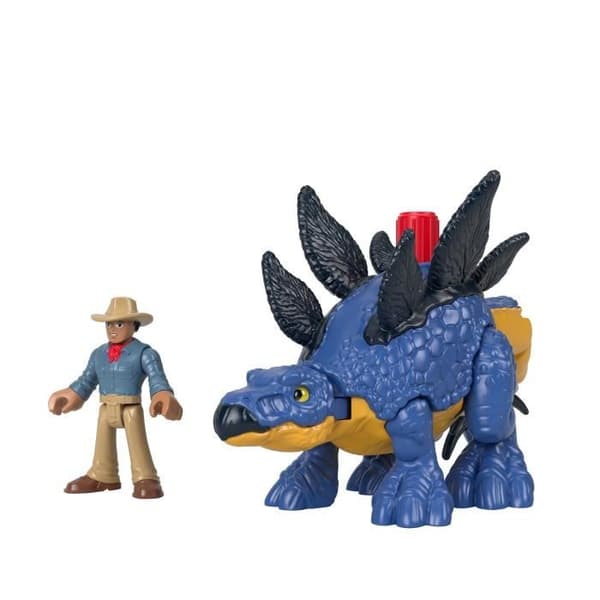 Imaginext-Jurassic World-Stegosaurus och Dr Grant GVV64