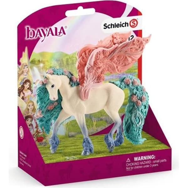Pegasus statyett med blommor - SCHLEICH - Bayala - För barn - Flerfärgad