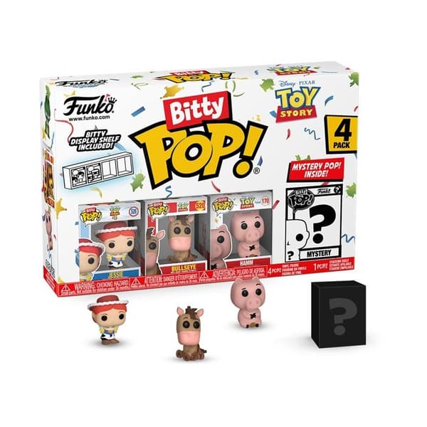 Figuriner Funko Bitty Pop - Funko - Toy Story Jessie - Paket med 4 - Hög kvalitet - 2 års garanti