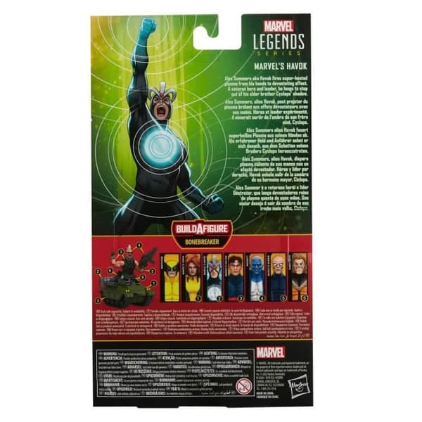 Havok-figur från Marvel Legends-kollektionen.