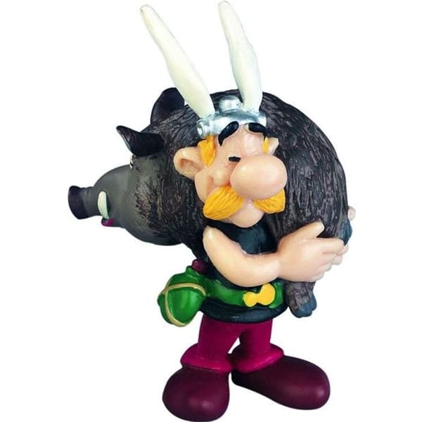 Asterixfigur med vildsvin - Plastoy - Plastoy sortiment - För barn från 3 år och uppåt