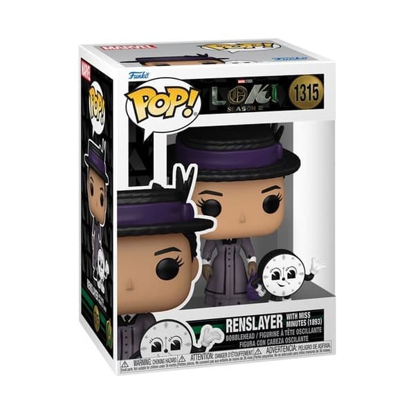 Funko Pop! Marvel Loki Säsong 2 - Renslayer med Miss Minutes - Vuxen - Grå - Flerfärgad - Unisex