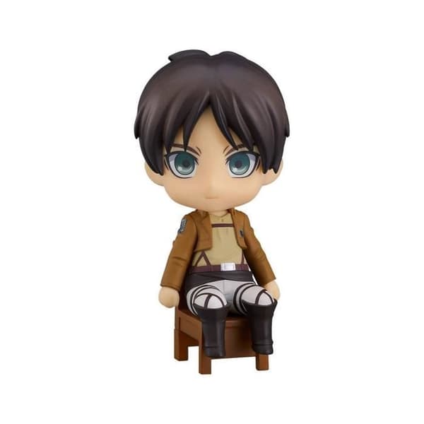 Nendoroidfigur Swaccao! Eren Yeager 10 cm - Good Smile Company - Attack on Titan - Vit - Vuxen