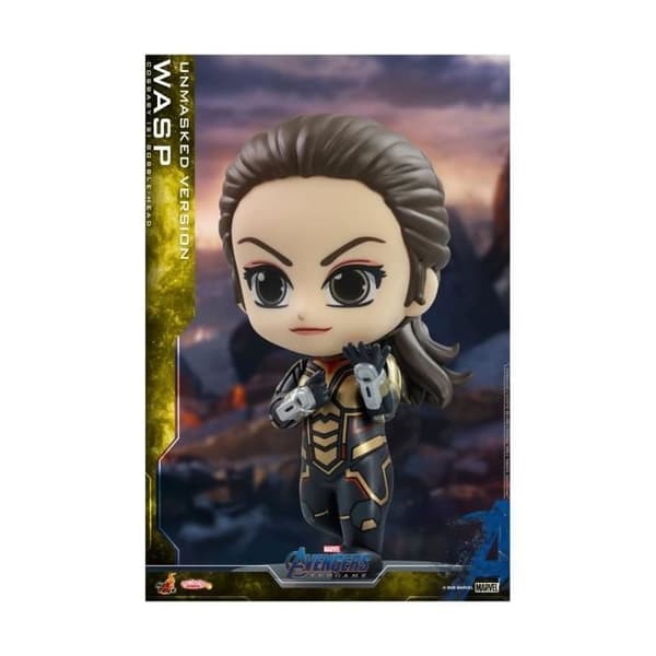 Cosbaby Figure (S) The Wasp (Unmasked Version) - Hot Toys - Avengers: Endgame - Gul - Marvel