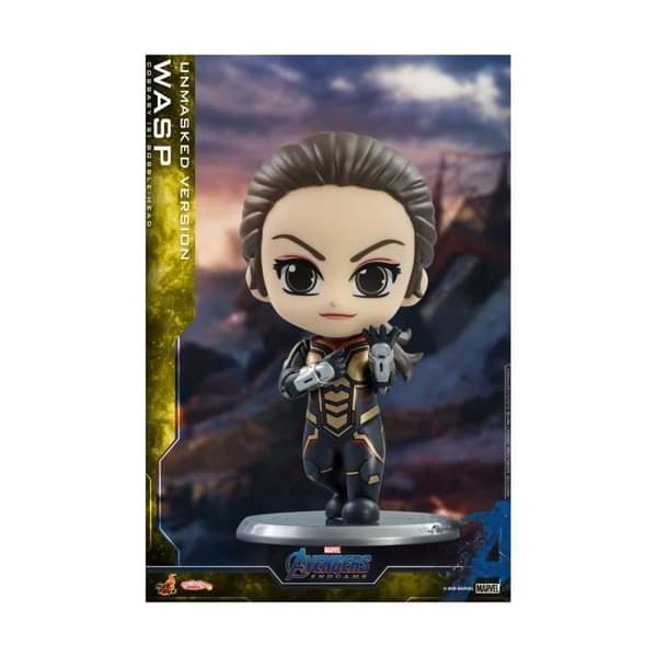 Cosbaby Figure (S) The Wasp (Unmasked Version) - Hot Toys - Avengers: Endgame - Gul - Marvel
