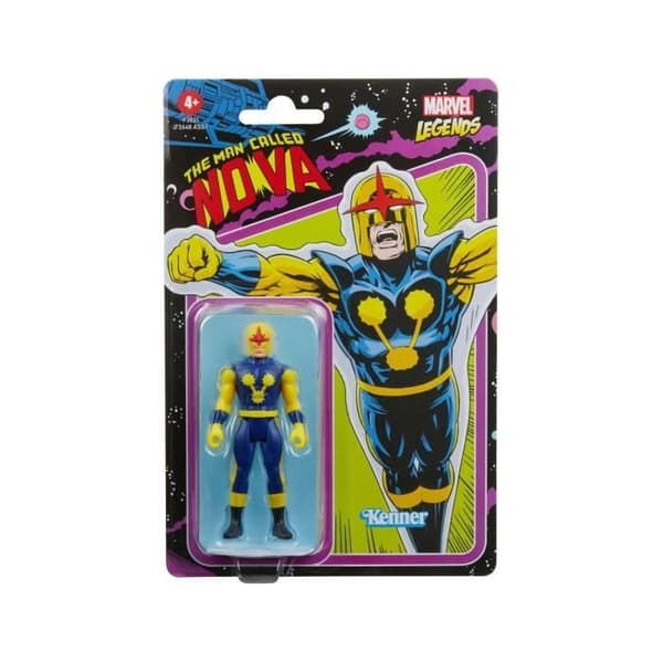 Hasbro - Marvel Legends Retro Collection - 2022 års Nova 10 cm-figur