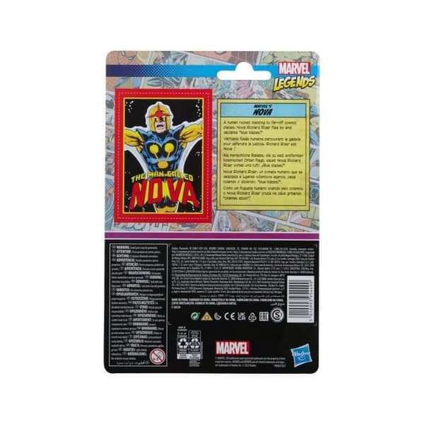 Hasbro - Marvel Legends Retro Collection - 2022 års Nova 10 cm-figur