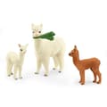 Miniatyrbild 2 av 5: Lekset - SCHLEICH - Alpacafamiljen - Bumpfria kamelider - Mjuk ull - Vit och brun