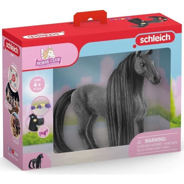 Criollo Definitivo Mare figur för styling - Set med 14 delar med hästfigur med kambar och hel man