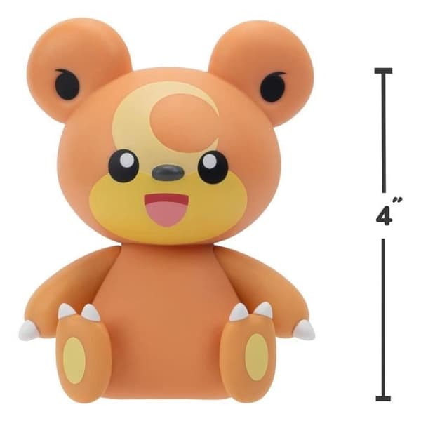 Pokémon Figur Teddiursa 11 cm - Jazwares - Vinyl - Ledad