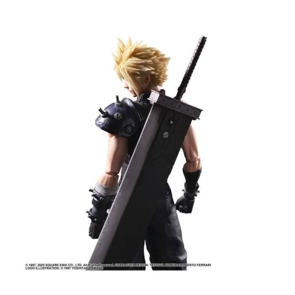 Final Fantasy VII Remake Play Arts Kai Figure - Square-Enix - Cloud Strife Ver. 2 27 cm - Blandat - Vuxen