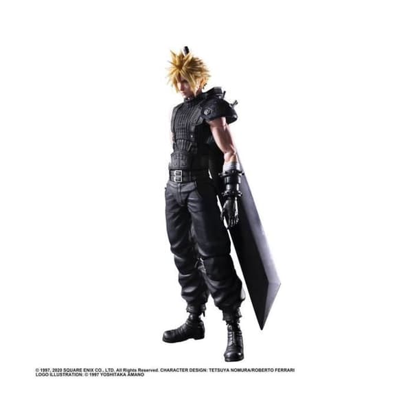Final Fantasy VII Remake Play Arts Kai Figure - Square-Enix - Cloud Strife Ver. 2 27 cm - Blandat - Vuxen