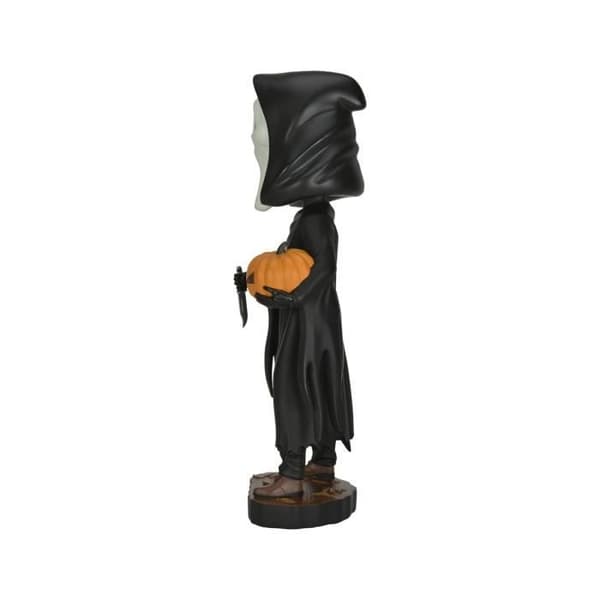 Figurin - NECA - Scream - Head Knocker Ghost Face med pumpa 20 cm - Unisex - Vuxen - Inomhus - Vit