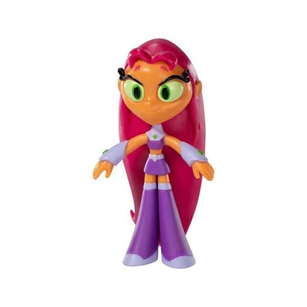 Bendyfigs Starfire 11 cm flexibel figur - Noble Collection - Teen Titans - Go! - Vit - Blandat - Vuxen