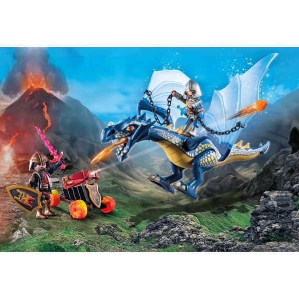 PLAYMOBIL 71644 Fighters med drakar och kanoner, Novelmore, Dragon, 39 stycken, från 4 år och uppåt