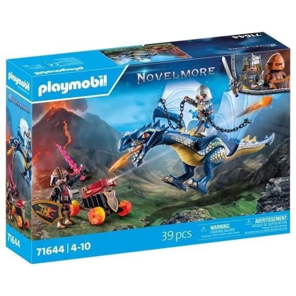 PLAYMOBIL 71644 Fighters med drakar och kanoner, Novelmore, Dragon, 39 stycken, från 4 år och uppåt