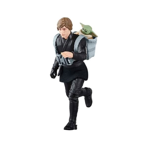 Star Wars: The Book of Boba Fett Vintage Collection Figures - Luke Skywalker &amp; Grogu 10 cm