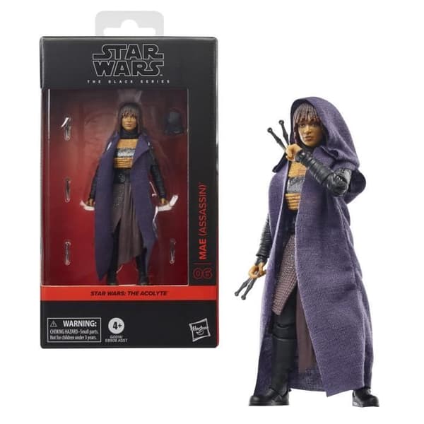 THE ACOLYTE - MAE (ASSASSIN) - SVART SERIE FIGURIN 15CM HASBRO G0014