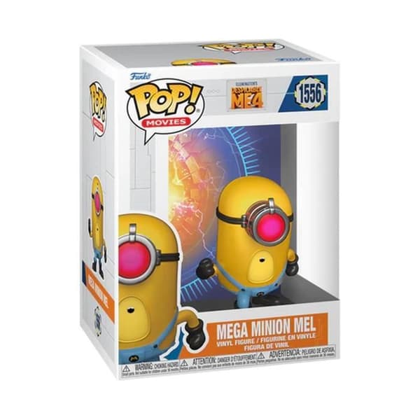 Figurine - Funko - Super Mel - Gul - Dumma Mej 4 - Pop! Filmer N° 1556