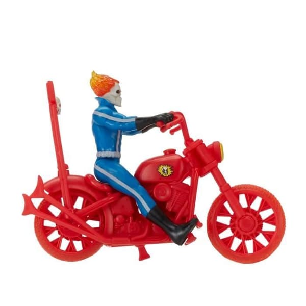 Figur Ghost Rider med motorcykel Marvel Retro Collection