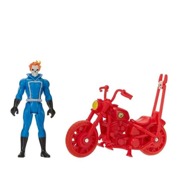 Figur Ghost Rider med motorcykel Marvel Retro Collection