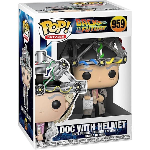 Funko Pop! Back to the Future S4 Doc med hjälm