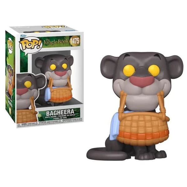 Figur - FUNKO - Pop Disney N° 1475 - Bagheera - Svart - Barn från 3 år