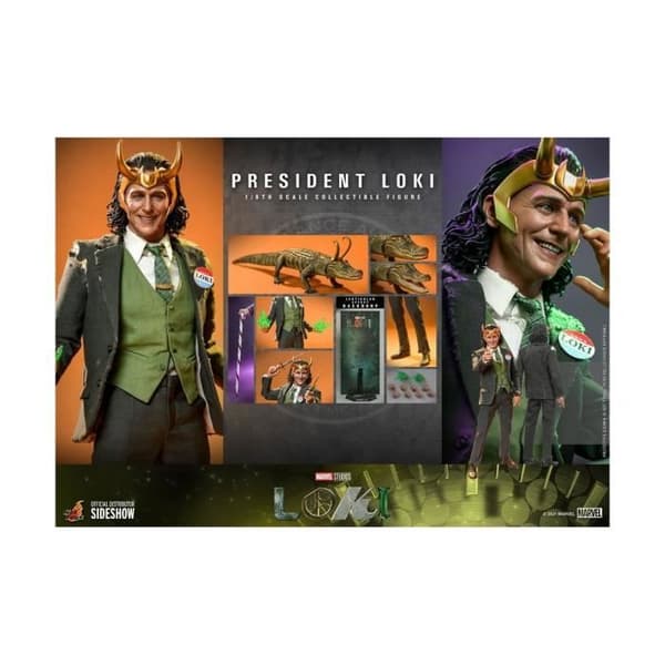 Figur 1/6 President Loki 31 cm - HOT TOYS - Loke - Mixed - Marvel - Interiör