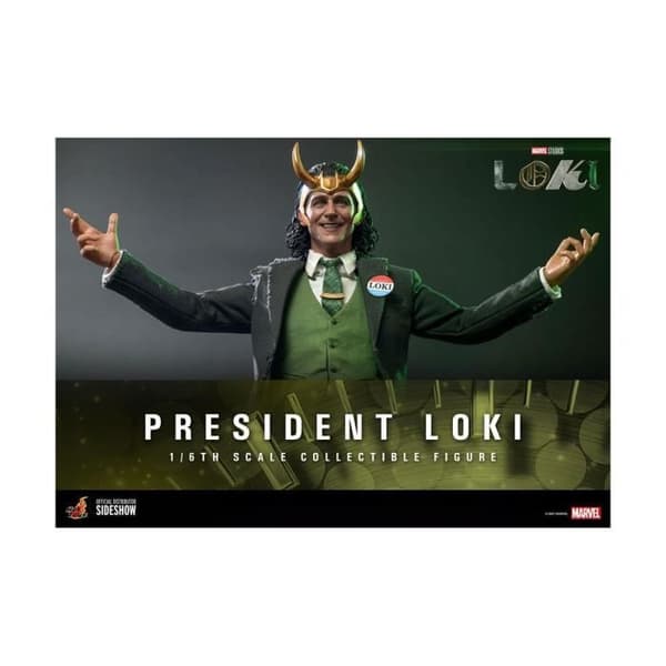 Figur 1/6 President Loki 31 cm - HOT TOYS - Loke - Mixed - Marvel - Interiör