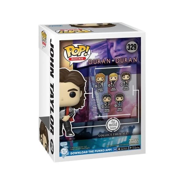 POP! Wild Boys John 9 cm - FUNKO - Duran Duran - Unisex - Svart - Från 3 år