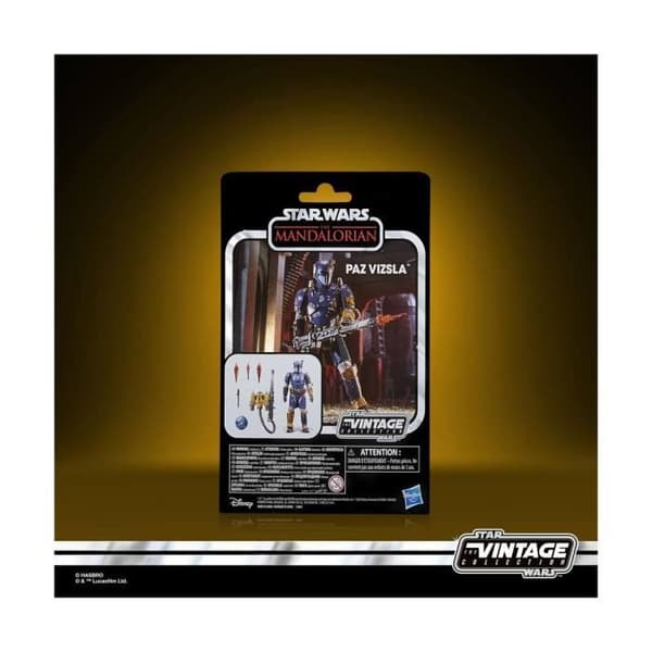 Figurine - Hasbro - Star Wars : The Mandalorian - Paz Vizsla 10 cm - Samlarfigur - Mixad
