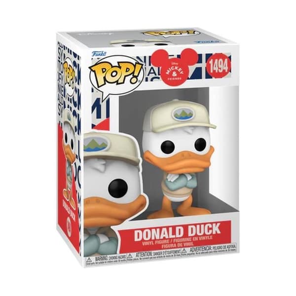 Figur - FUNKO - Pop Disney N° 1494 - Donald - Mickey och hans vänner - 3 år och uppåt