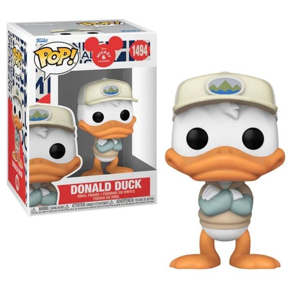 Figur - FUNKO - Pop Disney N° 1494 - Donald - Mickey och hans vänner - 3 år och uppåt