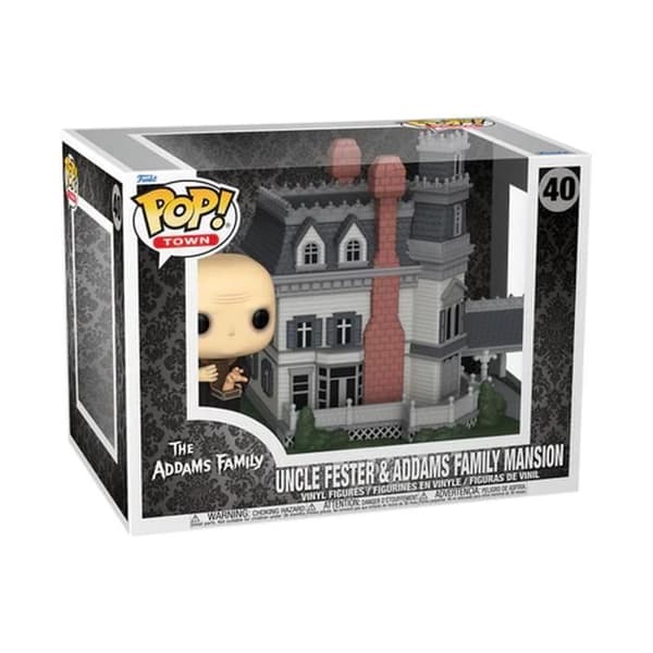Leksak - FUNKO - Addams House med Uncle Fetid - Svart - 3 år och uppåt - Inomhus - Blandat - Pop!