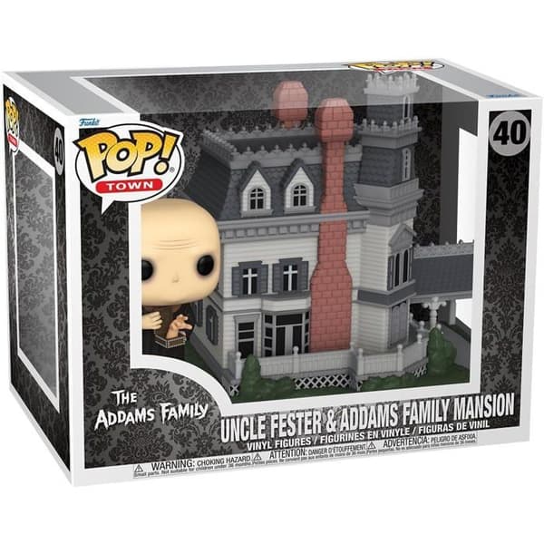 Leksak - FUNKO - Addams House med Uncle Fetid - Svart - 3 år och uppåt - Inomhus - Blandat - Pop!