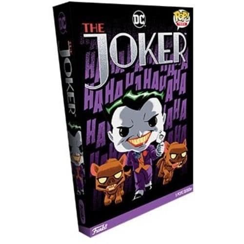 T-shirt Funko - DC Comics - Joker - Unisex - Vit - Inkluderar Vinylfigurine
