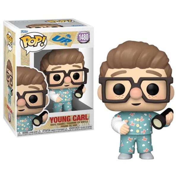 Figur - FUNKO - Ung Carl - Disney - Upp i det blå - Multifärgad - Från 4 år