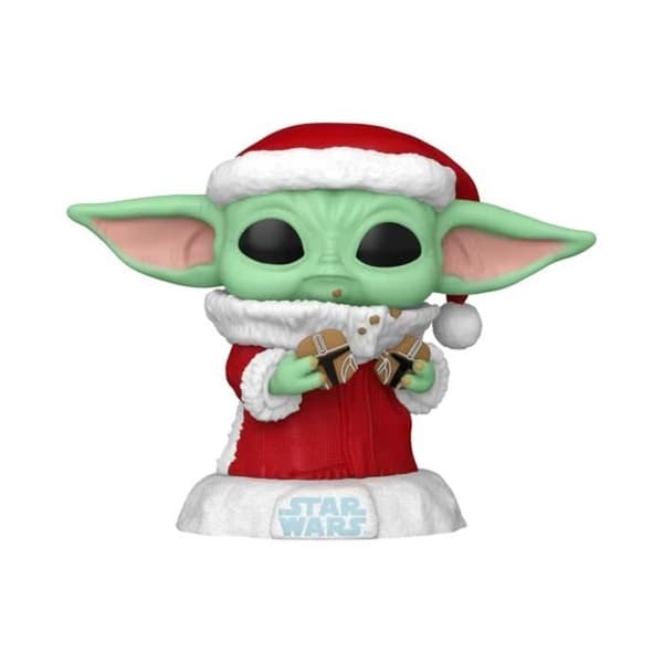 Figur - FUNKO - Grogu (Jultomte) - Star Wars - 9 cm - Blande - 3 år