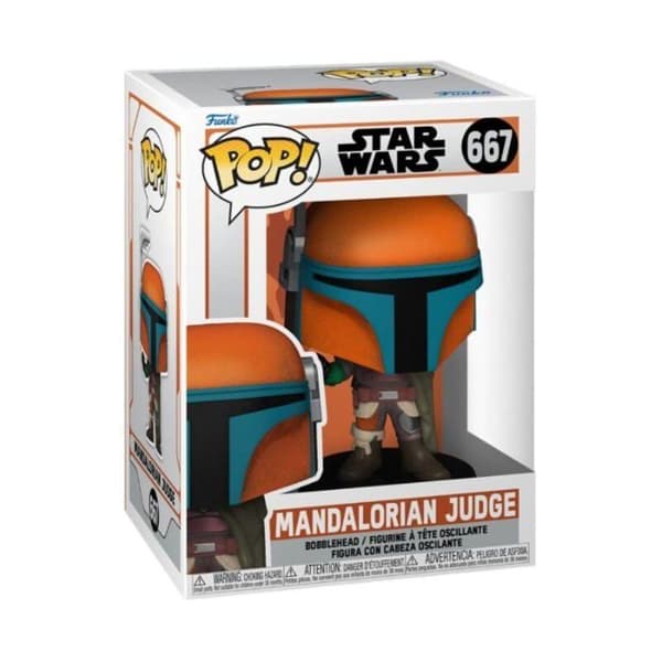 Figurine Pop! - Funko - The Mandalorian - Grå - Officiell licens - Vuxen unisex