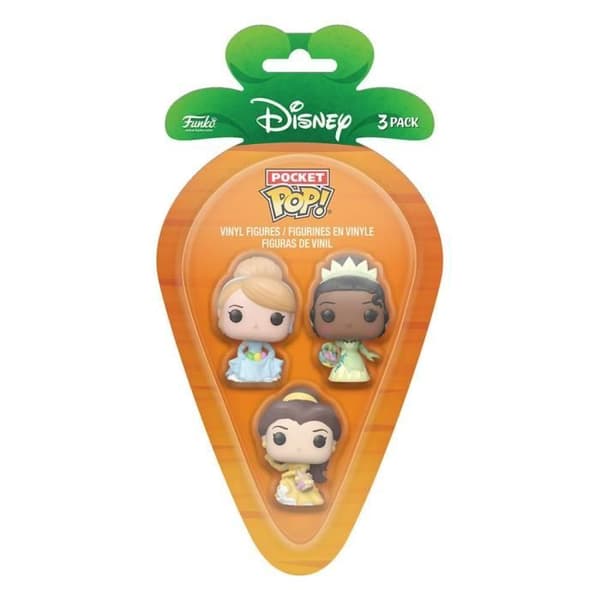 Disney Princess figurer - FUNKO - Förpackning om 3 - 4 cm - Vinyl