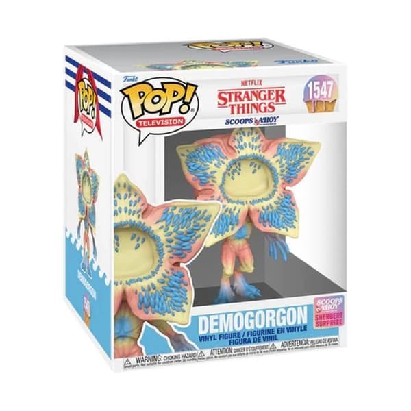 Figurinklipp - FUNKO - Demorgogon (Scoops Ahoy) - 6'' - Pastellinredning - Stranger Things