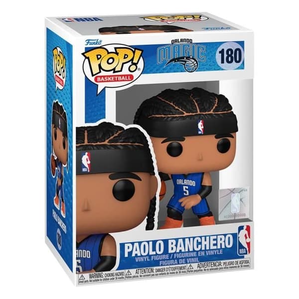 Vinylfigur - FUNKO - NBA LEGENDS POP! SPORT VINYL FIGURINE MAGIC- PAOLO BANCHERO - Inomhus - Blandat