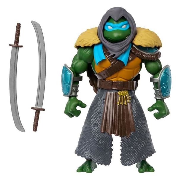 MOTU x TMNT: Turtles of Grayskull Stealth Armor Leonardo statyett 14 cm