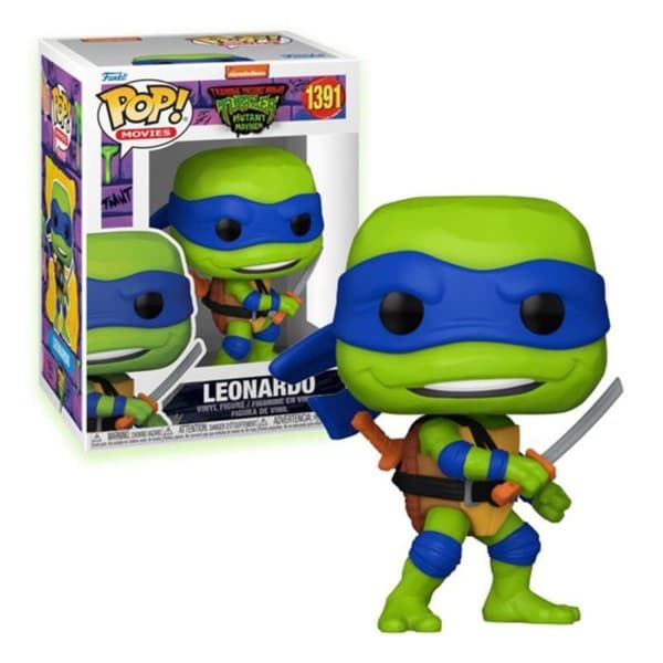 Figurins Pop! - Funko - Teenage Mutant Ninja Turtles - Noir - Officiell licens - Barn