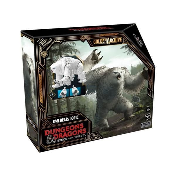Hasbro - Dungeons and Dragons: Honor of Thieves - Golden Archive Owl Bear/Doric Figur 15 cm